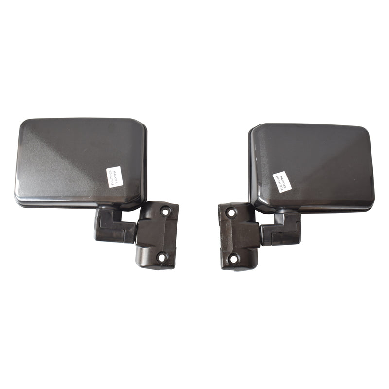 Door Mirror Black LH+RH Suitable For Toyota Landcruiser 70 75 78 Series Ute Pair