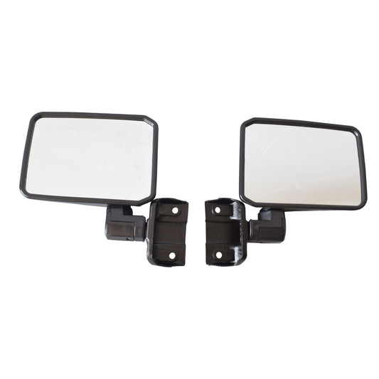 Door Mirror Black LH+RH Suitable For Toyota Landcruiser 70 75 78 Series Ute Pair