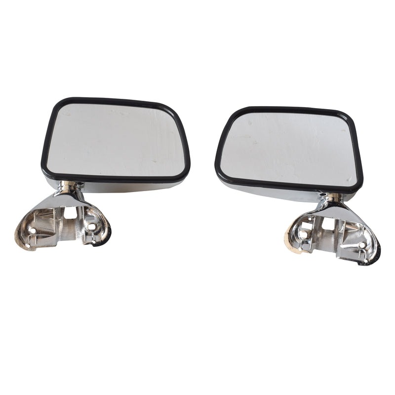 Manual Door Mirror LH+RH Suitable For Toyota Hilux 1988-2005 Chrome