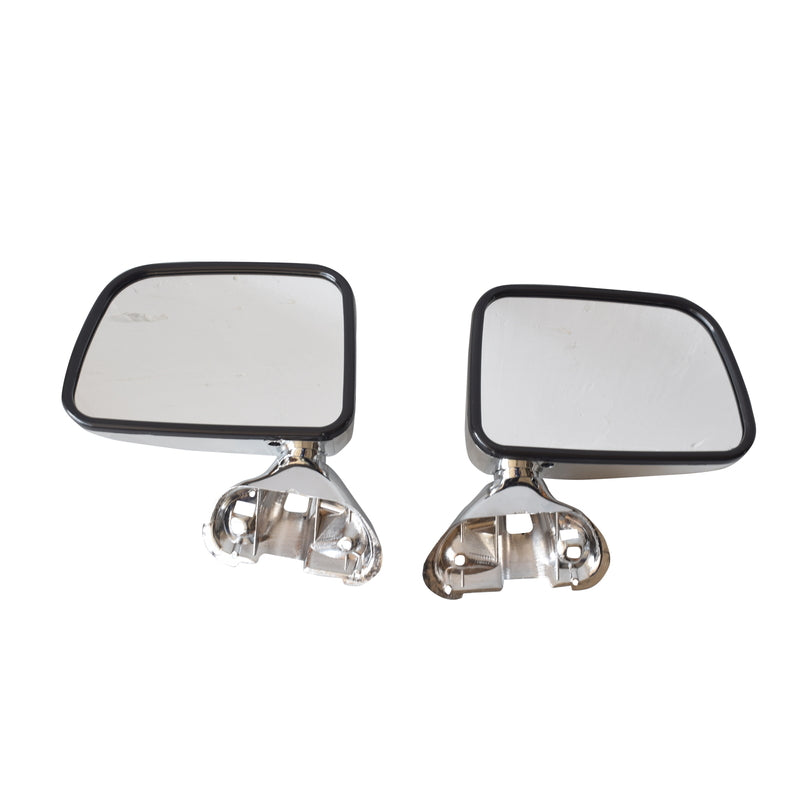 Manual Door Mirror LH+RH Suitable For Toyota Hilux 1988-2005 Chrome