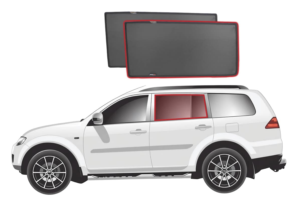 Snap Shades Suitable for Mitsubishi Challenger/Pajero Sport/Montero Sport/Nativa/Pajero Dakar PB/PC Series 2008-2016