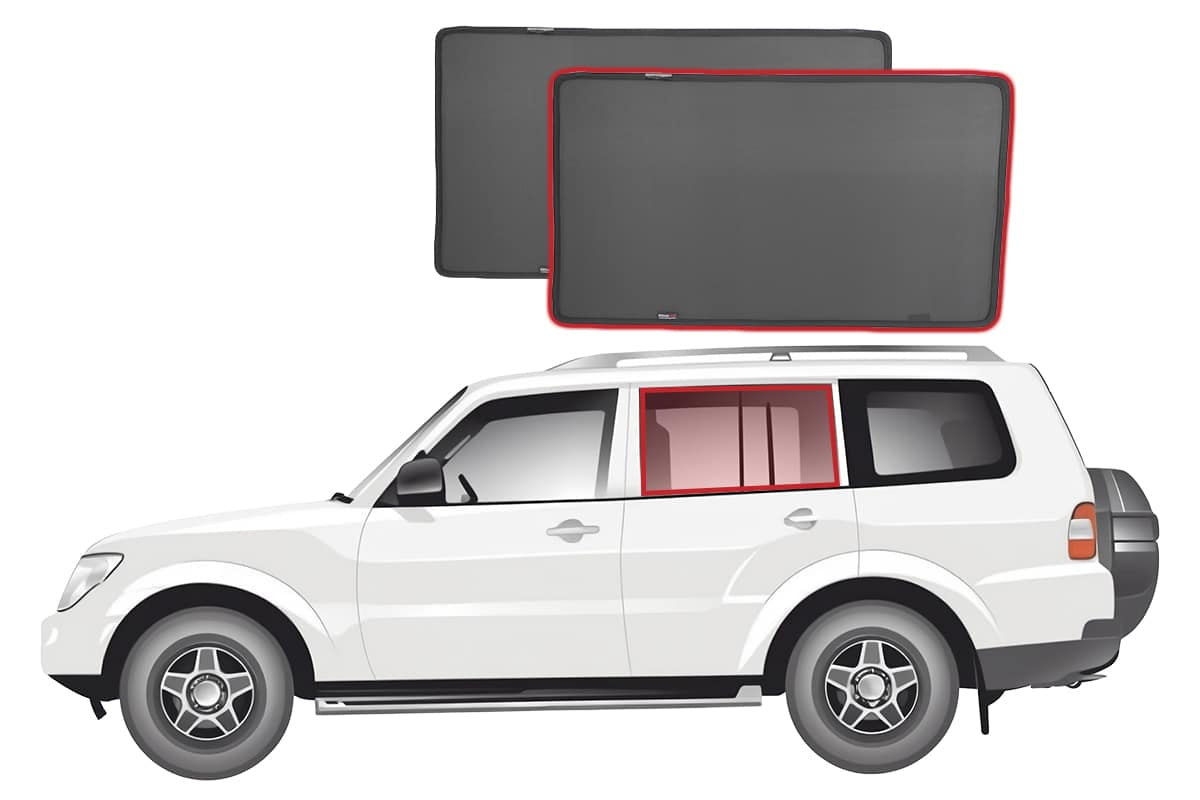 Snap Shades Suitable for Mitsubishi Pajero/Montero/Shogun 4th Gen (V80; 2007-2021)