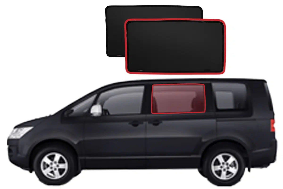 Snap Shades Suitable for Mitsubishi Delica 5th Gen (D:5; 2007-Present)