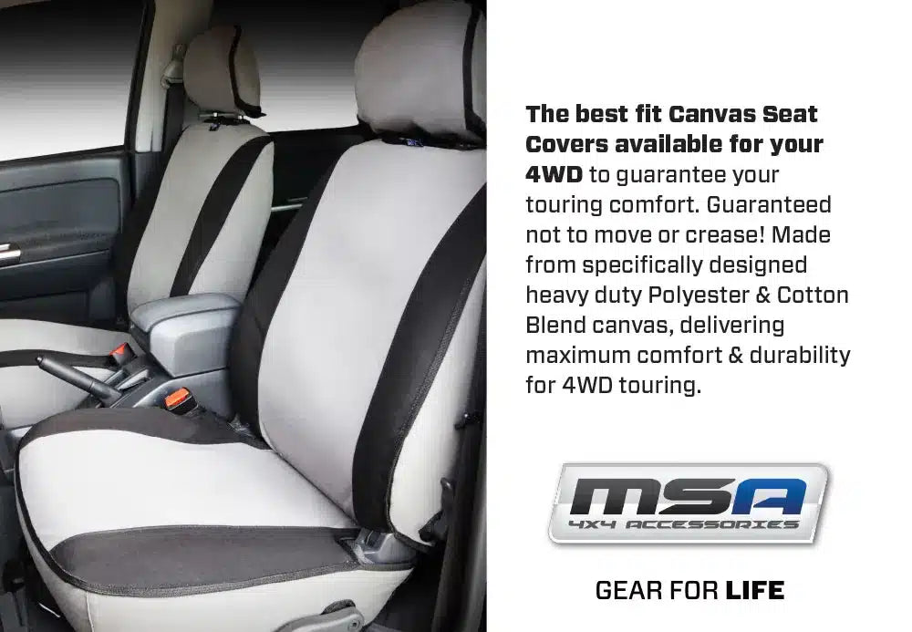 MSA 4x4 Front Twin Seat Covers Suitable for Nissan Patrol GU Y61 1997-2016 GU02