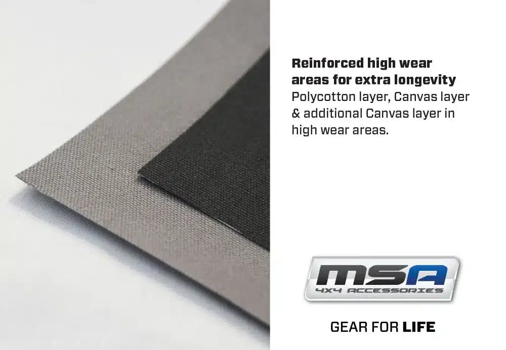 MSA 4x4 Rear Seat Covers Suitable for Land Rover Defender 2007-Current - DF07