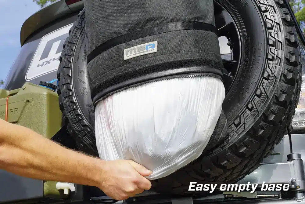 MSA 4x4 Rear Wheel Rubbish Bin 20002