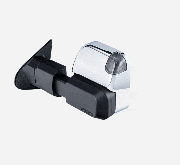 MSA 4x4 POWER FOLD™ Towing Mirrors Chrome Suitable for Ford Everest 2015-2022 (TM1851)