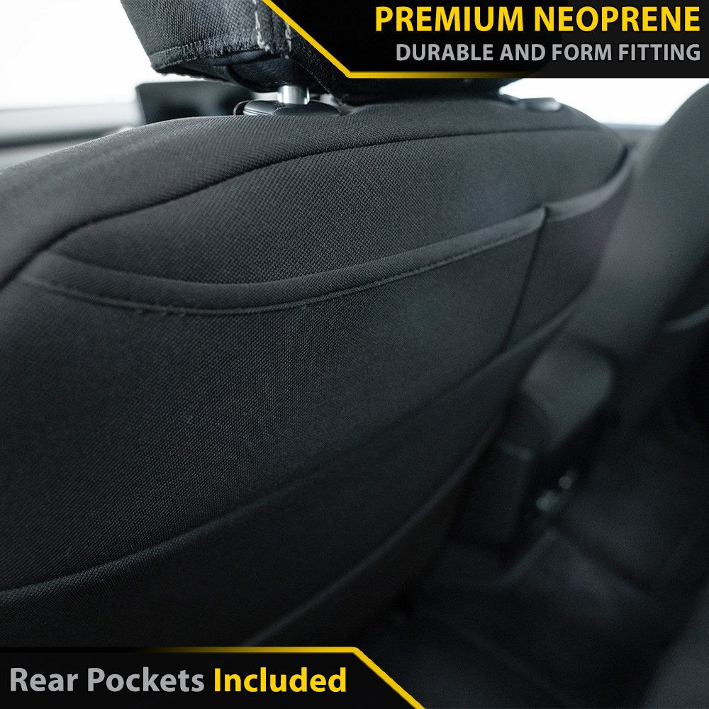 Razorback 4x4 - Mitsubishi New-Gen Triton - GP6 Premium Neoprene 2x Front Row Seat Covers (Available)