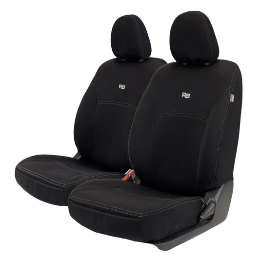 Razorback 4x4 - Mitsubishi Triton MQ - Cloth Seats - Dual/Extra Cab - GP4 Neoprene 2x Front Seat Covers (Available)