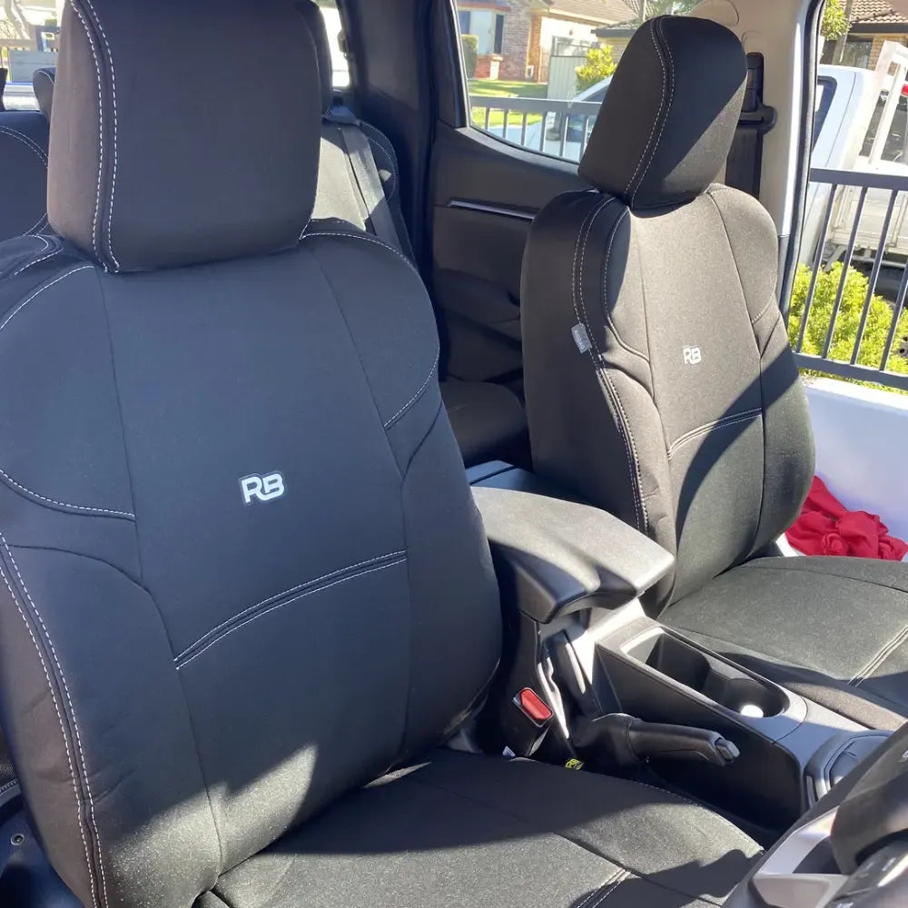Razorback 4x4 - Isuzu D-Max RG - SX - Dual & Space Cab - GP4 Neoprene 2x Front Seat Covers (Available)