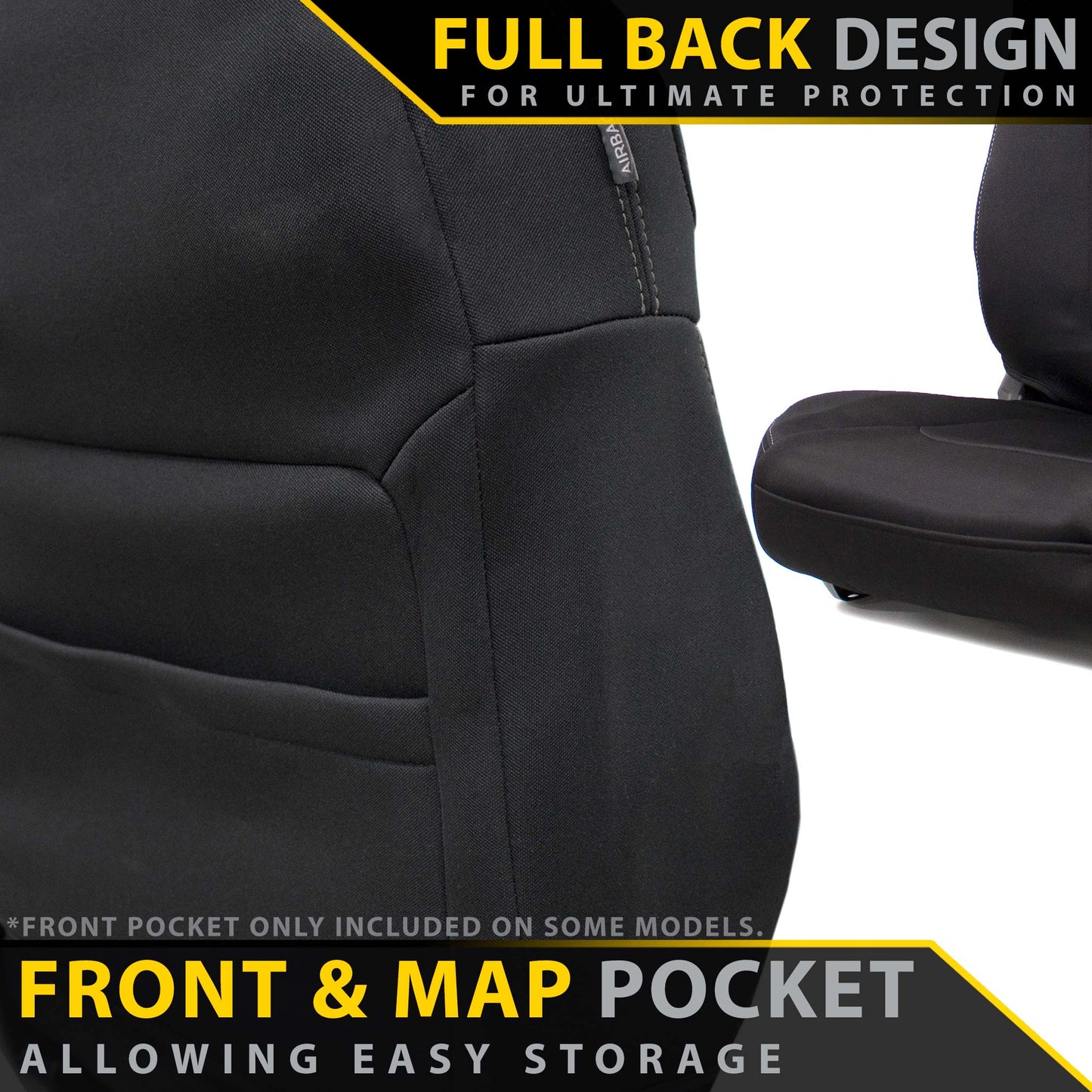 Razorback 4x4 - Ford F-150 - XLT - GP6 Premium Neoprene 2x Front Seat Covers (Made To Order)
