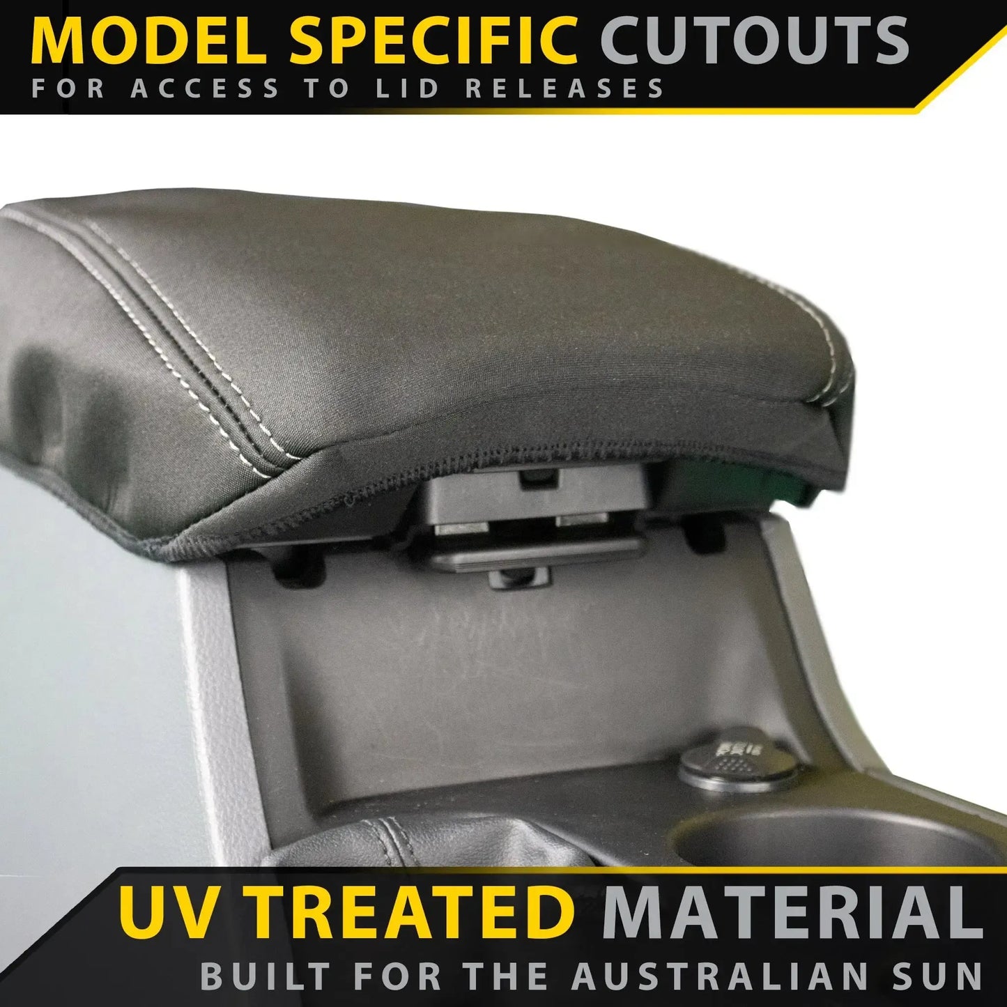 Razorback 4x4 - Toyota Landcruiser 70 Series - GP4 Neoprene Console Lid Cover (In Stock)