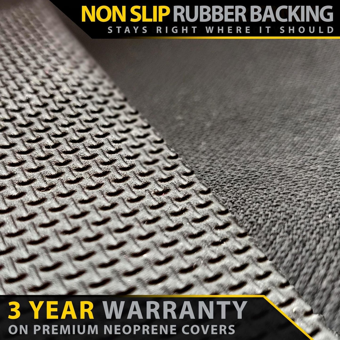 Razorback 4x4 - Toyota Prado 250 - GP6 Premium Neoprene 2nd Row Seat Cover (Made to Order)