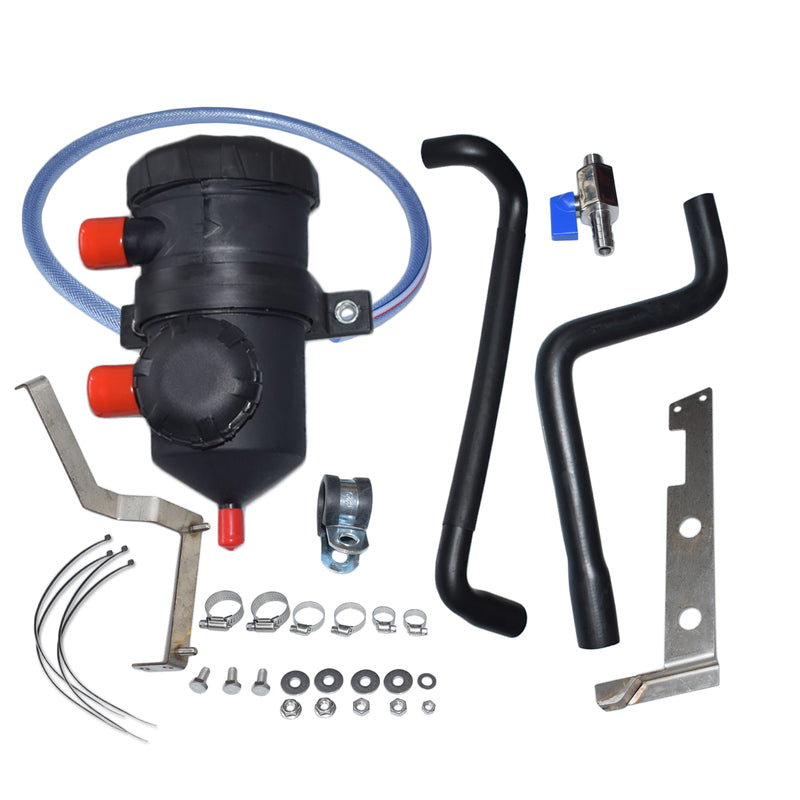 200 Oil Catch Can Kit Suitable For Mitsubishi Triton MQ MR Pajero Sports 4N15 2.4 2015-ON