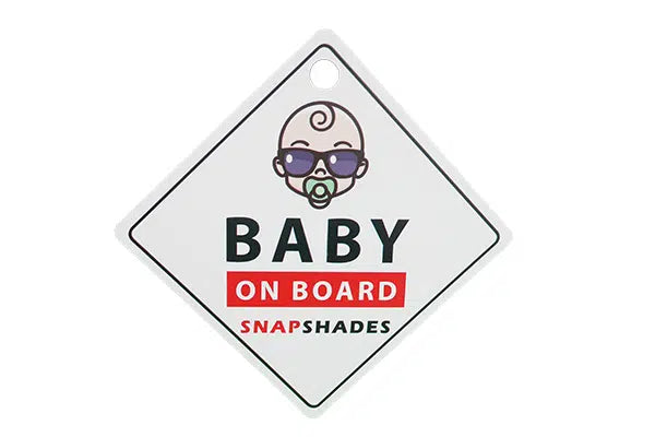Snap Shades BABY ON BOARD Sign