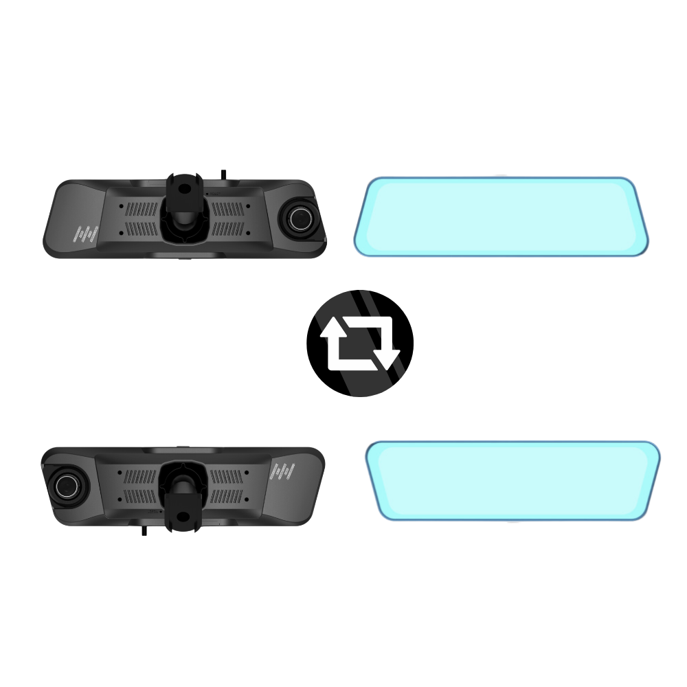 Polaris Mirror Mount Dash Camera Kit with Ute Canopy Camera