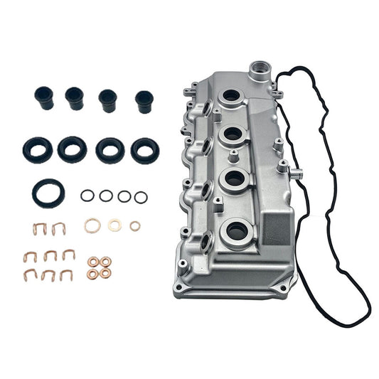 Aluminum Valve Cover With Gasket Suitable For Toyota Hilux Hiace Fortuner KUN16 KUN26 2.5 3.0L
