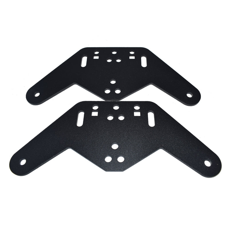 2 x Recovery Track Bracket Suitable For Rhino Rack Mount Suits Recovery Boards
