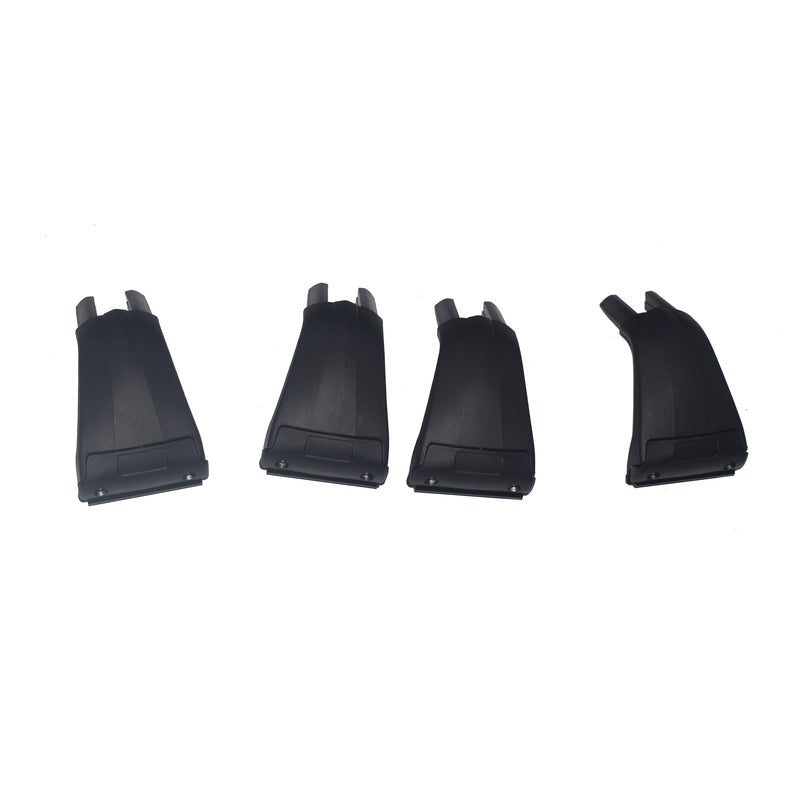 Cross Bars Roof Rack Side Rail (Black) - Suitable For Jeep Wrangler JK 2007-2018