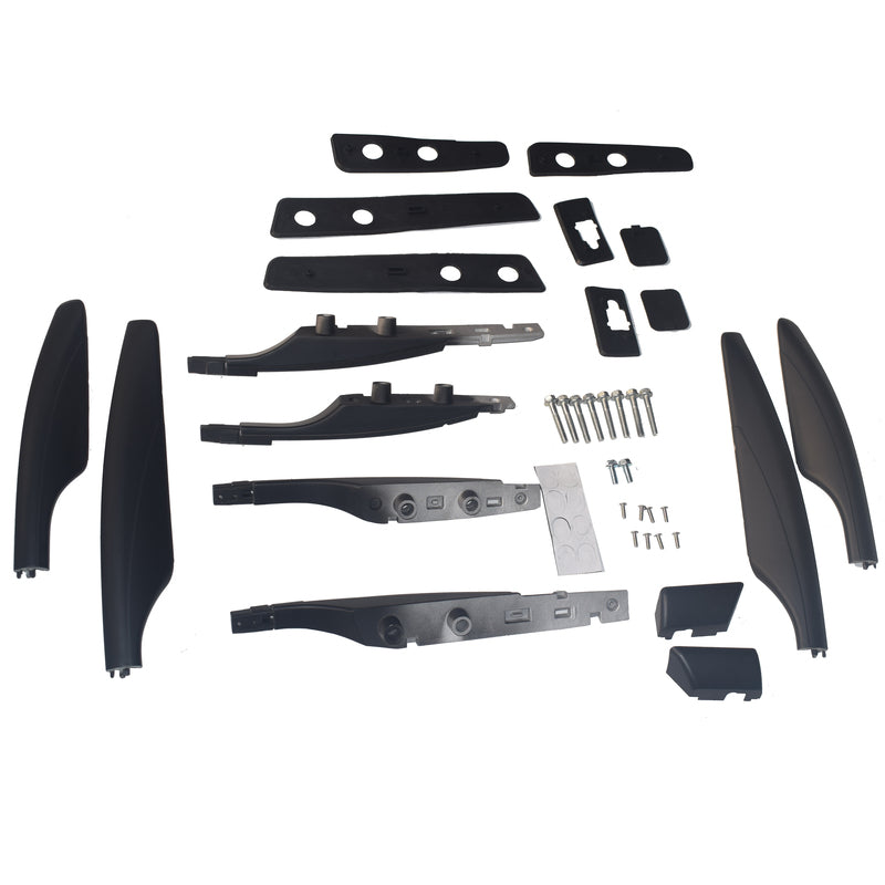 Black Roof Rails Suitable For Nissan Patrol Y62 Series 2010-2023