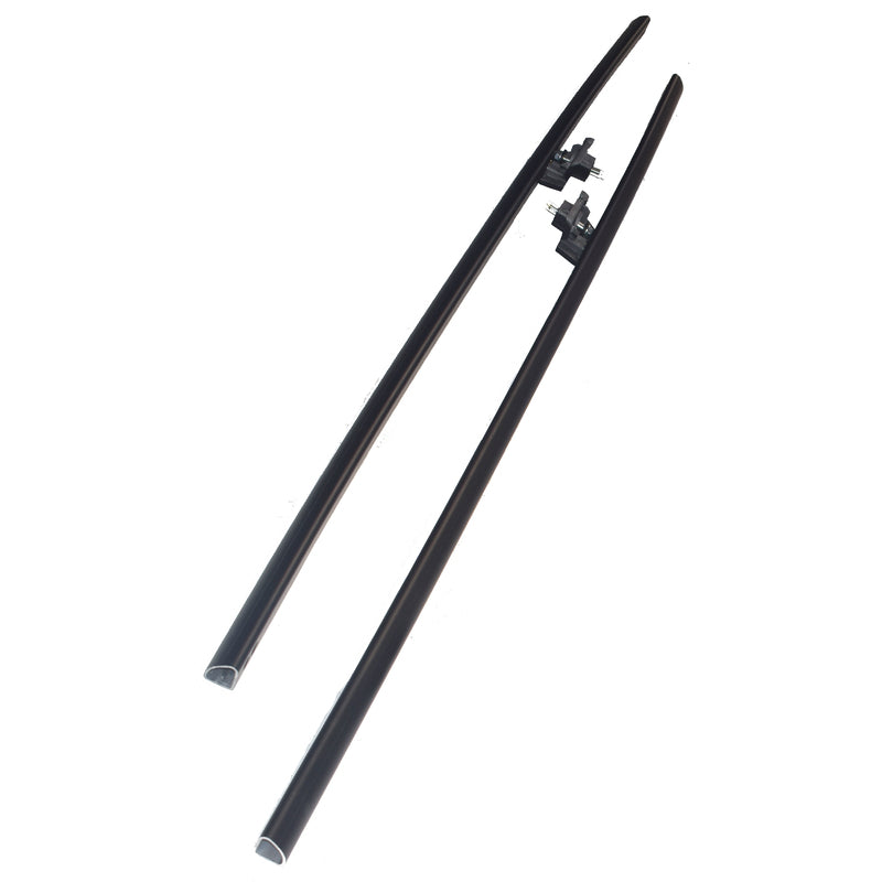 Black Roof Rails Suitable For Nissan Patrol Y62 Series 2010-2023