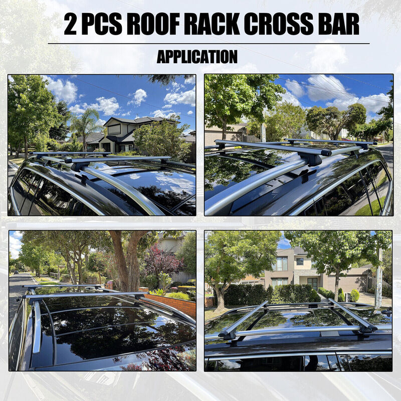Car Universal Bar Roof Racks Suitable For Toyota Landcruiser 100 200 300 Series 03/1998-2021