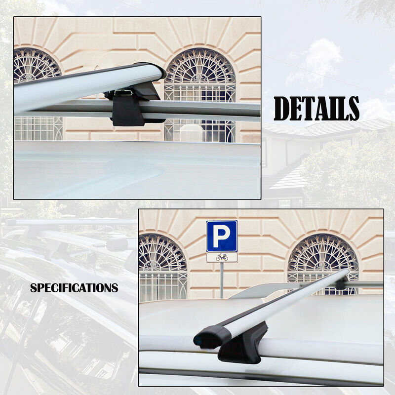 Car Universal Bar Roof Racks Suitable For Toyota Landcruiser 100 200 300 Series 03/1998-2021