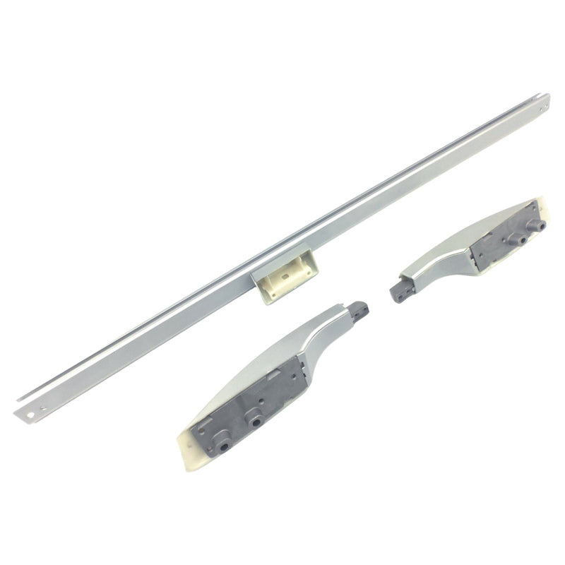 2-Piece Silver Roof Rails - Suitable For Toyota Landcruiser 200 Series 2008-2021