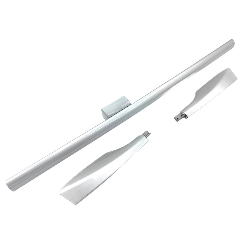 2-Piece Silver Roof Rails - Suitable For Toyota Landcruiser 200 Series 2008-2021