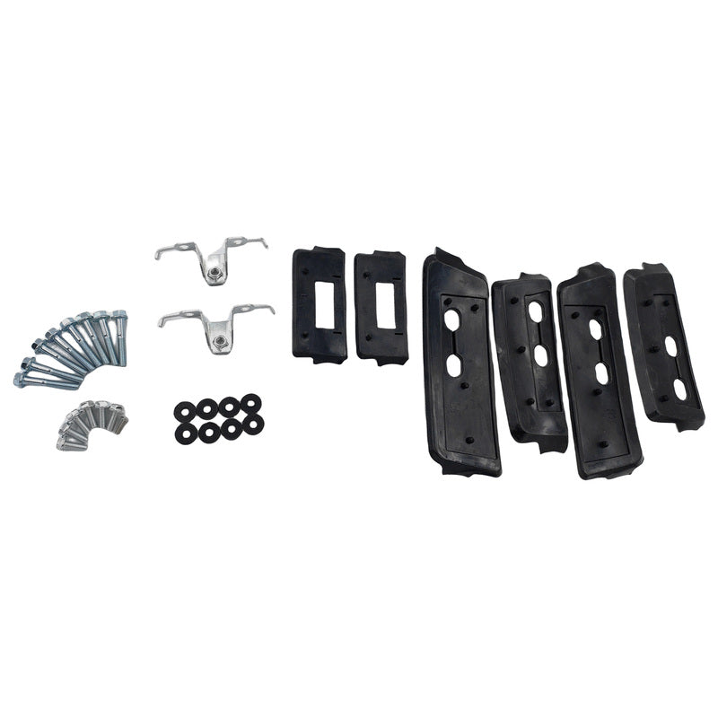 2-Piece Silver Roof Rails - Suitable For Toyota Landcruiser 200 Series 2008-2021