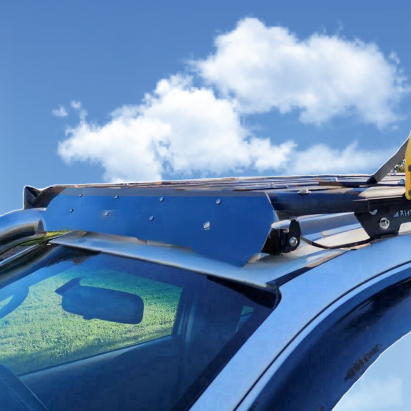 Wind Deflector With Channel Nuts Suitable For Flat Aluminum Roof Rack Cobra 4x4 3mm Thick