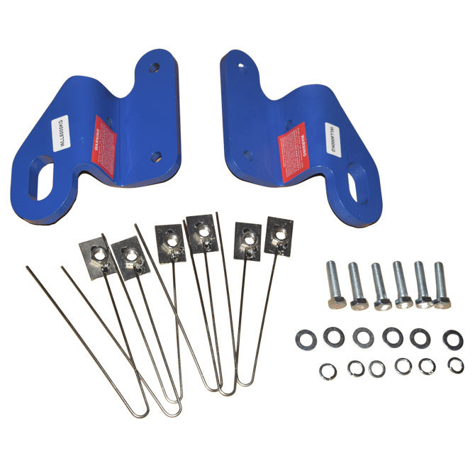 Front Rated Recovery Tow Points Suitable For Mitsubishi Triton ML MN 2006-2015 4WD Set