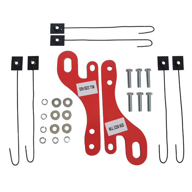 Front Recovery Tow Point Kit Suitable Toyota Landcruiser Prado J150 FJ Cruiser 2009-ON