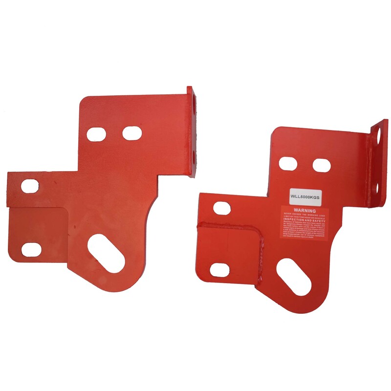 Front Recovery Tow Point Kit 5 Tonne & Hitch Suitable For Toyota Hilux N80 2015-2022 Revo H/D