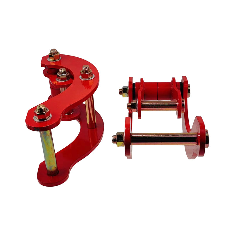 Rear Leaf Extended Double G Shackle Leveling Lift Kit (2 INCH) - Suitable For LDV T60 Holden Colorado RG Isuzu Dmax