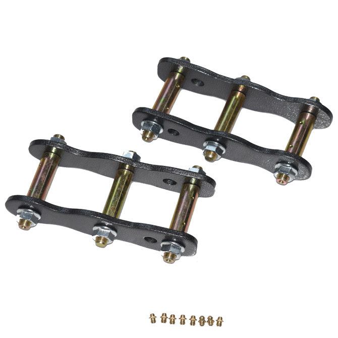 Rear Lift Kit 50mm (2 Inch) Extended Greasable Shackles Suitable For Nissan Navara D22 4WD