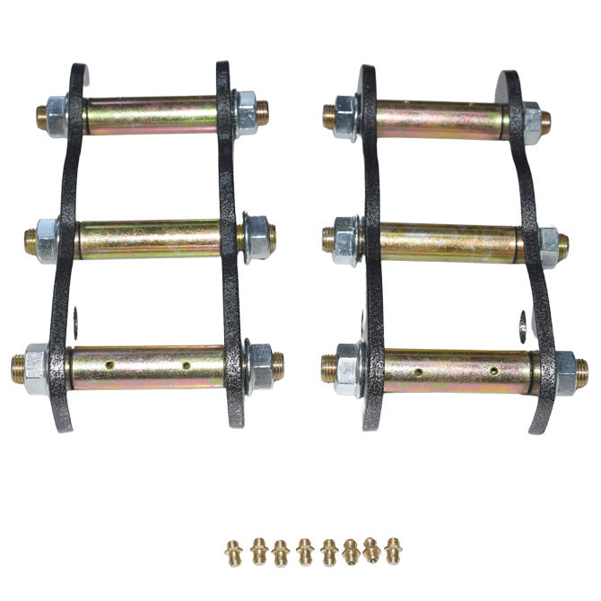 Rear Lift Kit 50mm (2 Inch) Extended Greasable Shackles Suitable For Nissan Navara D22 4WD
