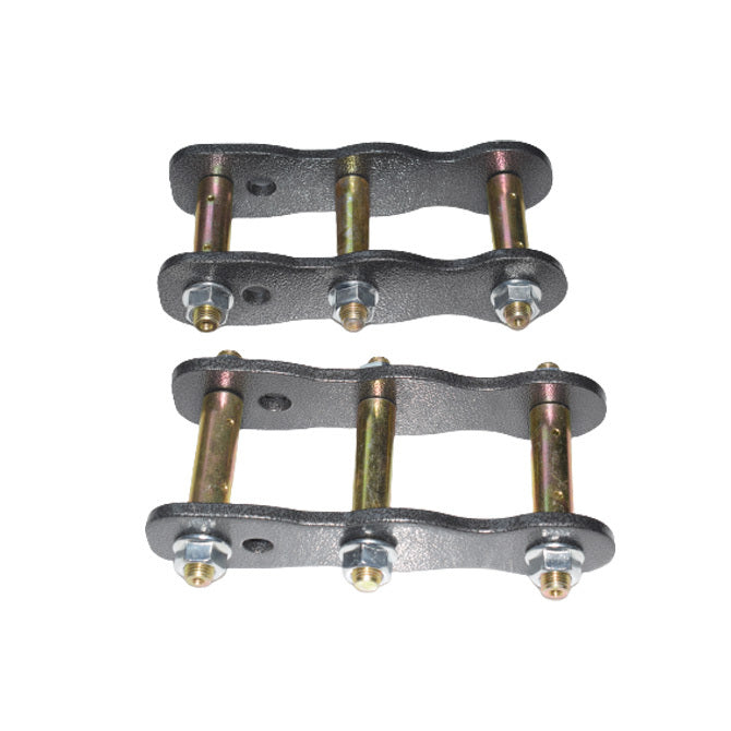 Rear Lift Kit 50mm (2 Inch) Extended Greasable Shackles Suitable For Nissan Navara D22 4WD