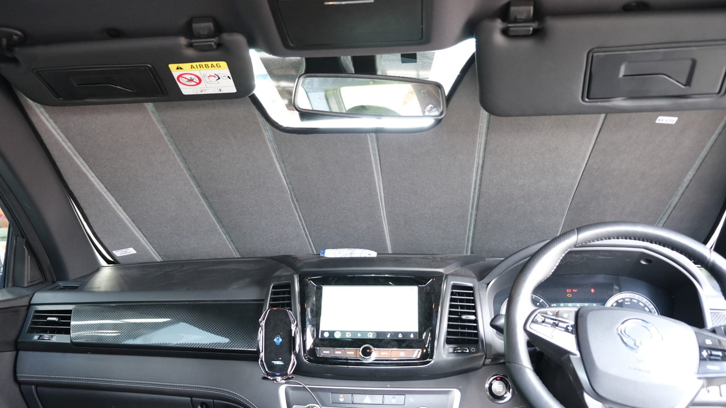 Snap Shades Suitable for Ssangyong Musso Car Window Shades Q200; 2018- Present