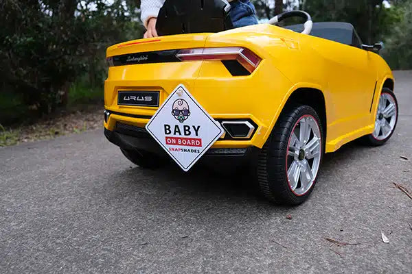 Snap Shades BABY ON BOARD Sign