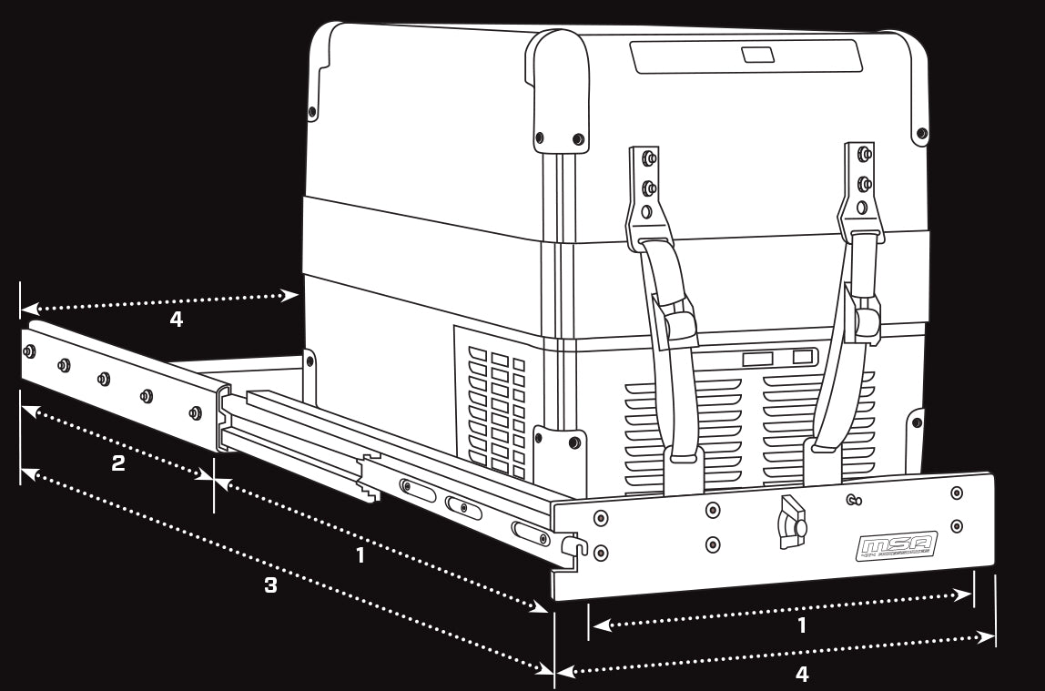 MSA 4x4 SL45 Straight Slide