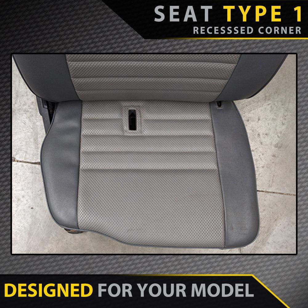 Razorback 4x4 - Toyota Landcruiser 79 Series - Single Cab with Bucket & 3/4 Bench Seats - GP4 Neoprene 2x Front Seat Covers (Made to Order)