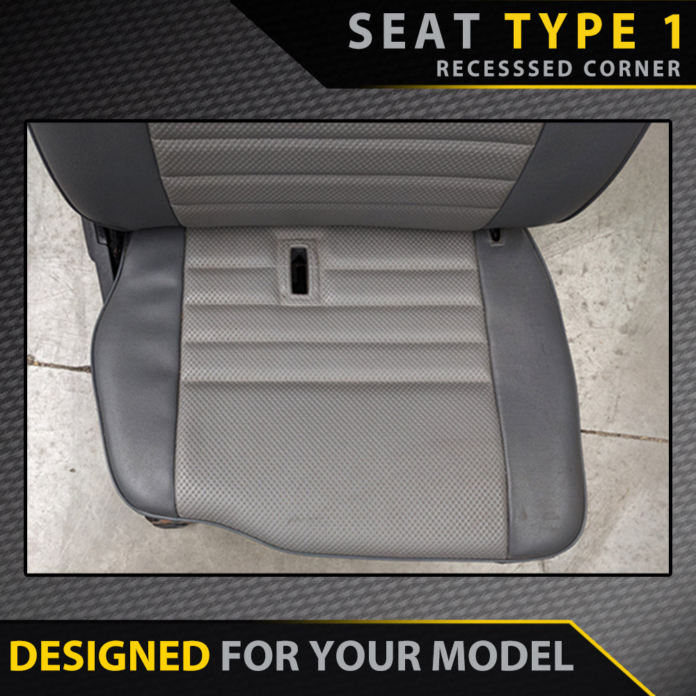 Razorback 4x4 - Toyota Landcruiser 79 Series - Single Cab with Bucket & 3/4 Bench Seats - XP7 Heavy-Duty Canvas 2x Front Seat Covers (Made to Order)