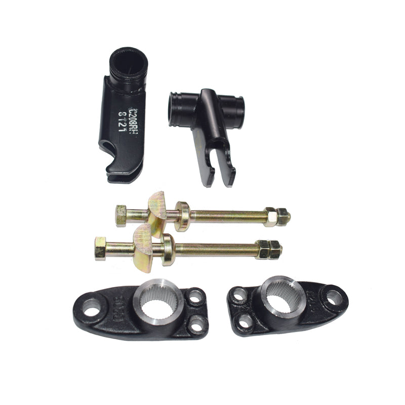 Front Torsion Bar Bracket & Bolt Set (Pair) - Suitable For Nissan Navara D22 4WD 1997-2003