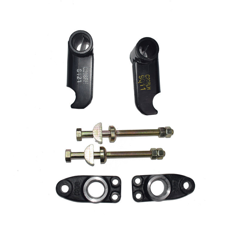 Front Torsion Bar Bracket & Bolt Set (Pair) - Suitable For Nissan Navara D22 4WD 1997-2003