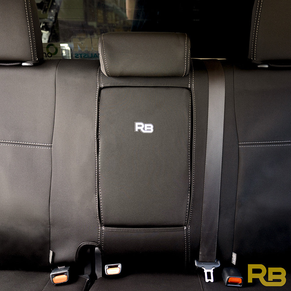 Razorback 4x4 - Toyota Hilux 8th Gen - Dual Cab - GP4 Neoprene Rear Row Seat Covers (In Stock)