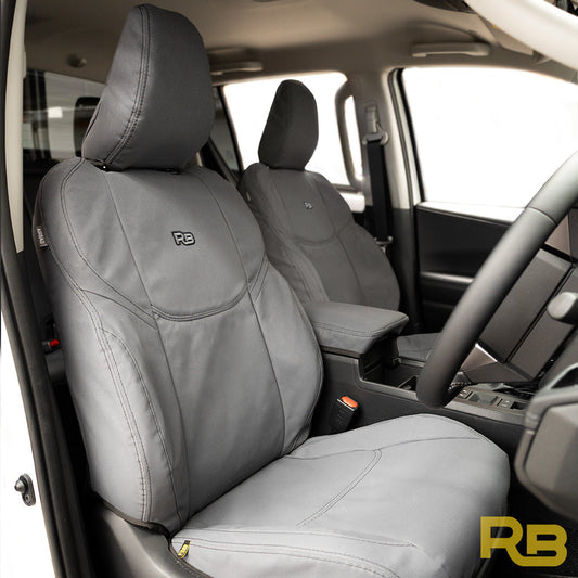 Razorback 4x4 - Toyota Hilux 9th Gen - SR - XP7 Heavy-Duty Canvas Front Row Seat Covers (Available)