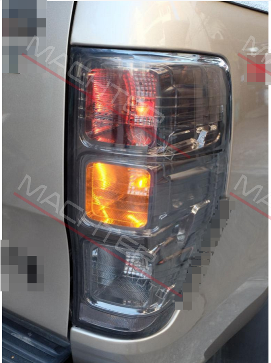 Tail Lights (Pair) - Suitable For Ford Ranger 2011-2018 PX MK2 Smoked Black