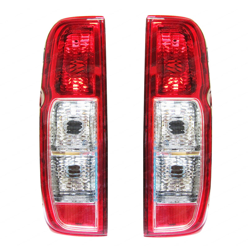 Pair Tail Lights Rear Lamp Suitable For Nissan Navara Frontier D40 2005-2014 ST STR STX RX
