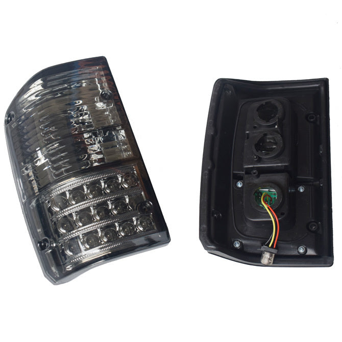 Pair Smoked LED Tail Light Lamps Suitable For Nissan Patrol GQ 1&2 Series 1988-1997